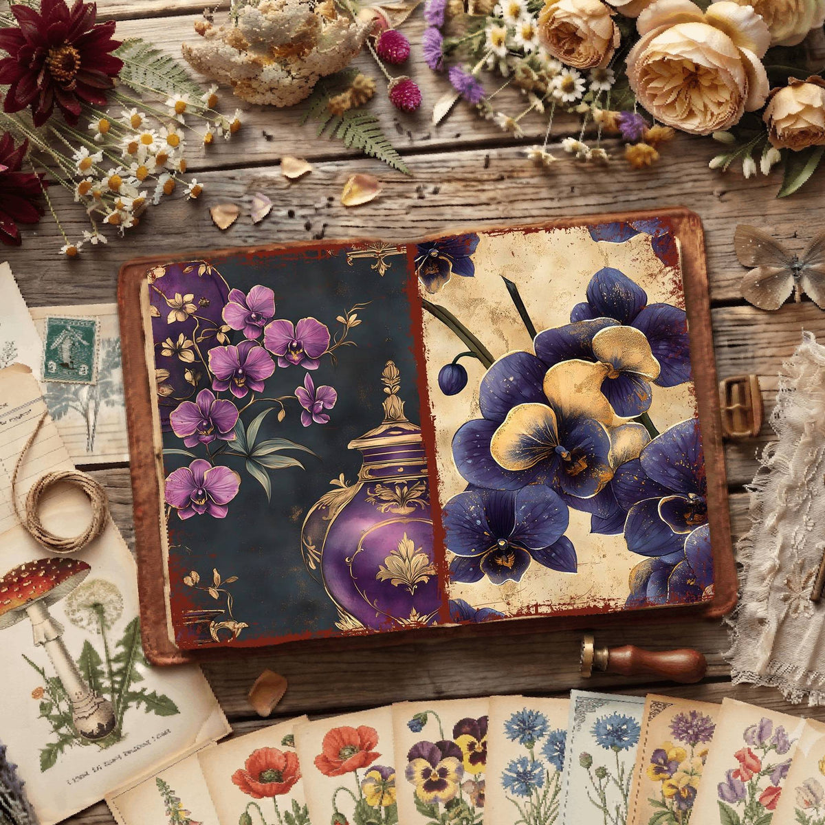Floral Digital Papers