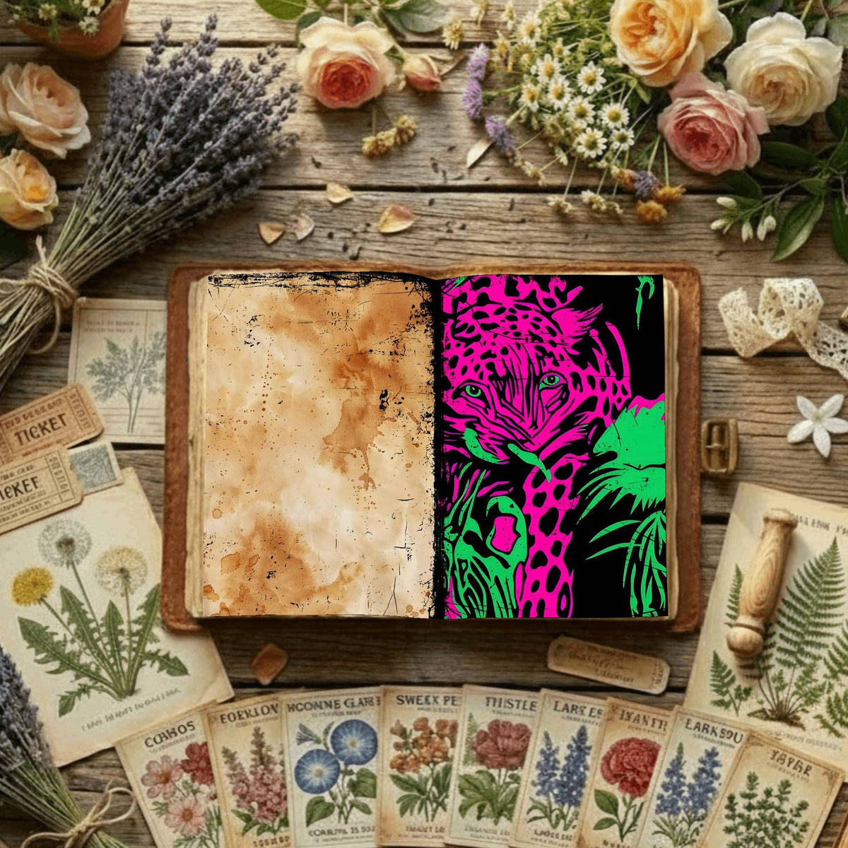 Floral Digital Papers