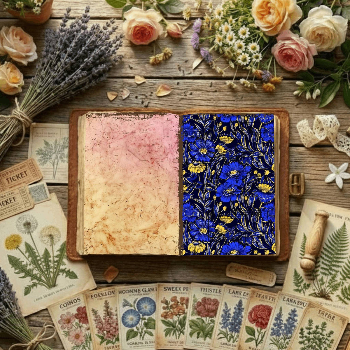 Floral Digital Papers