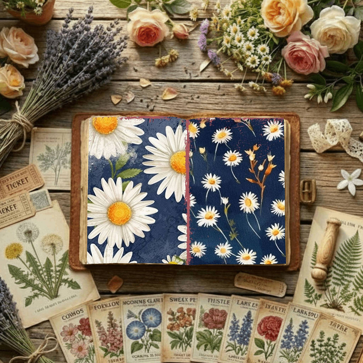 Floral Digital Papers