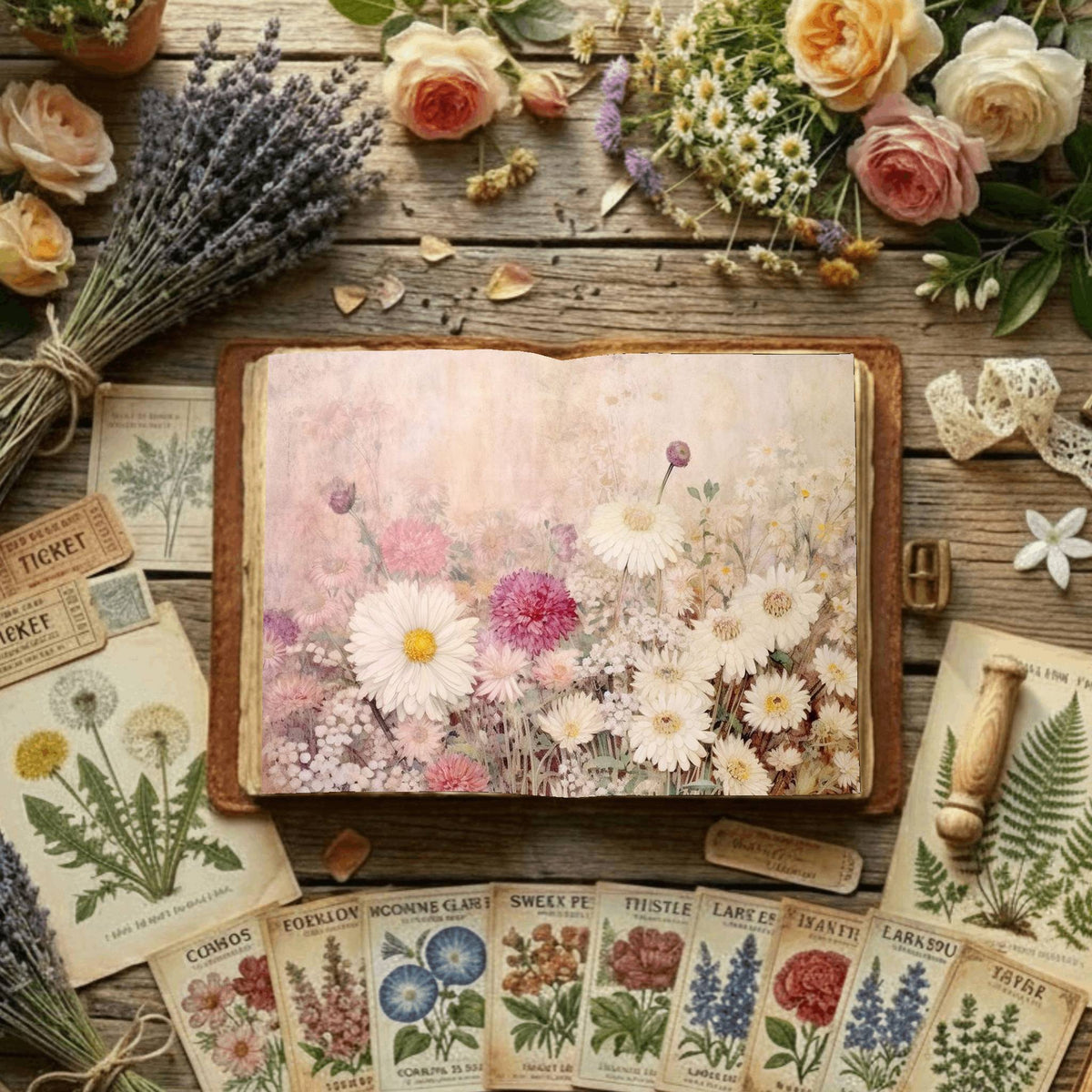 Floral Digital Papers