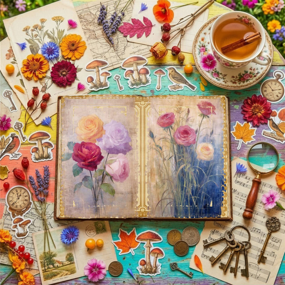 Flower Digital Papers