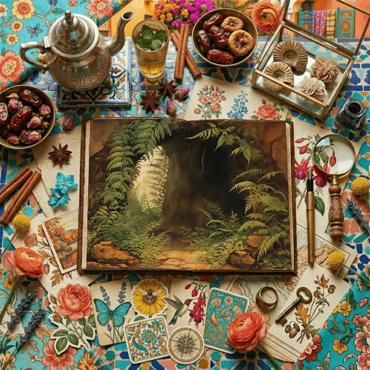 Forest Cave Digital Papers