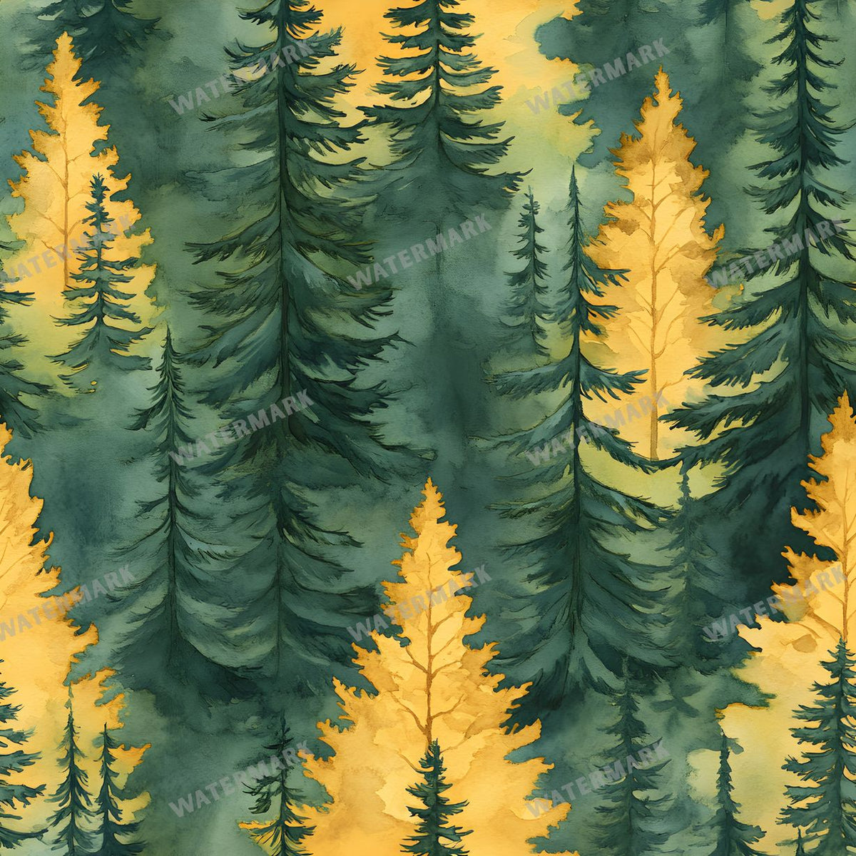 Forest Seamless Pattern