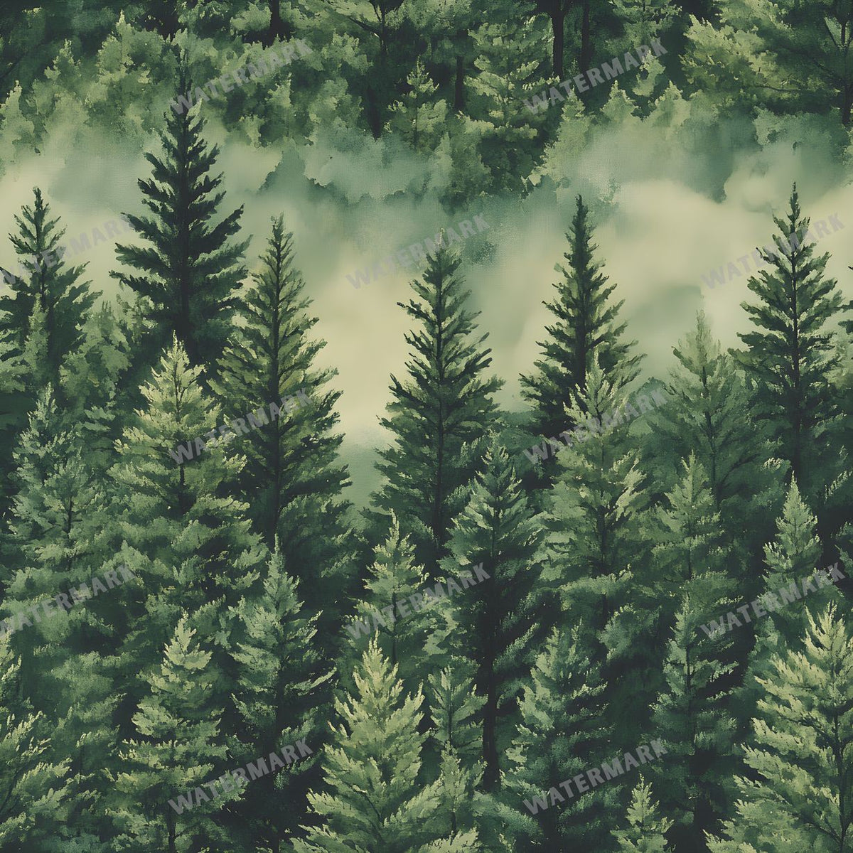 Forest Seamless Pattern
