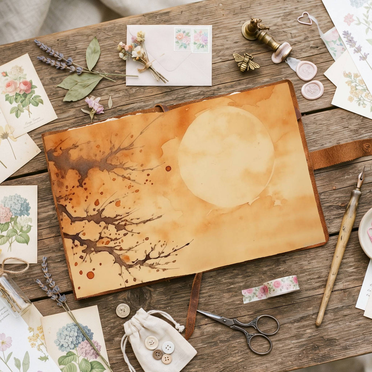 Full Moon Digital Papers
