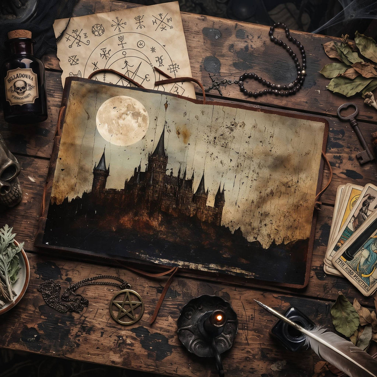 Gothic Castle Digital Papers