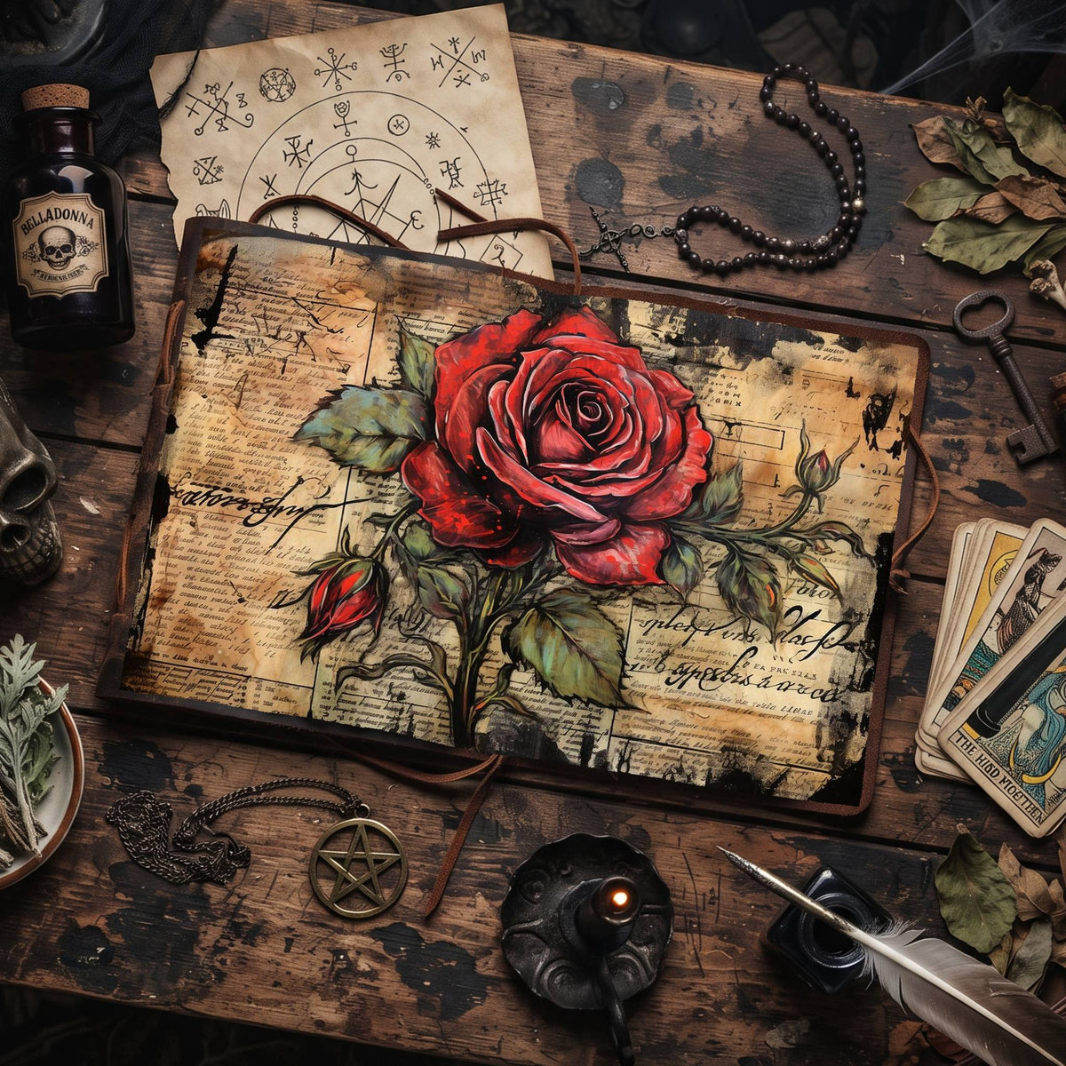 Gothic Rose Digital Papers