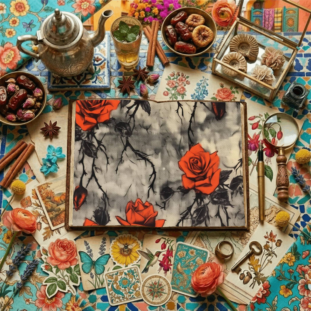 Gothic Rose Digital Papers
