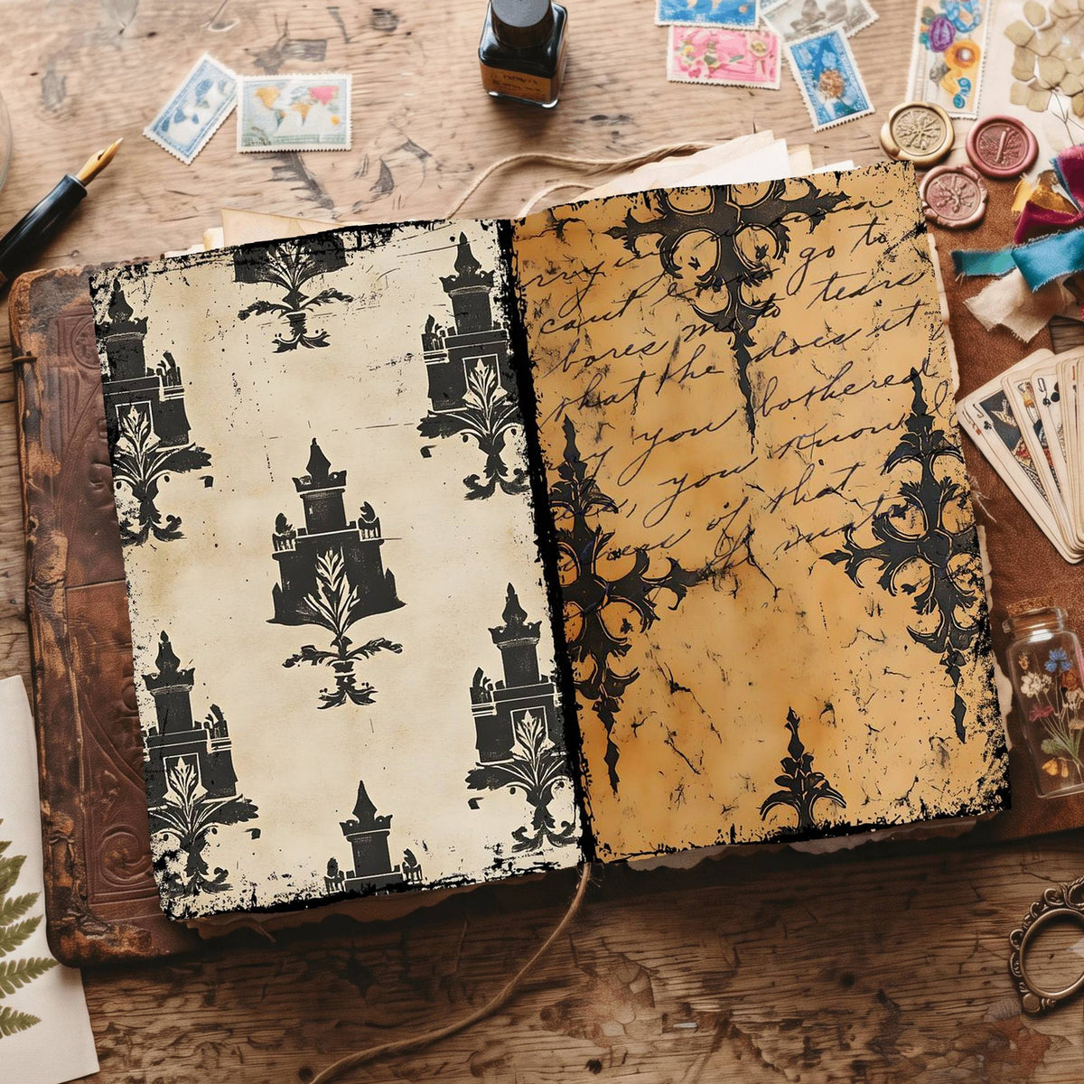 Gothic Digital Papers