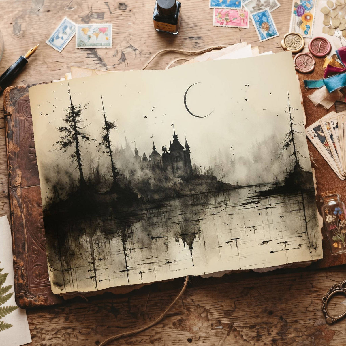 Gothic Digital Papers