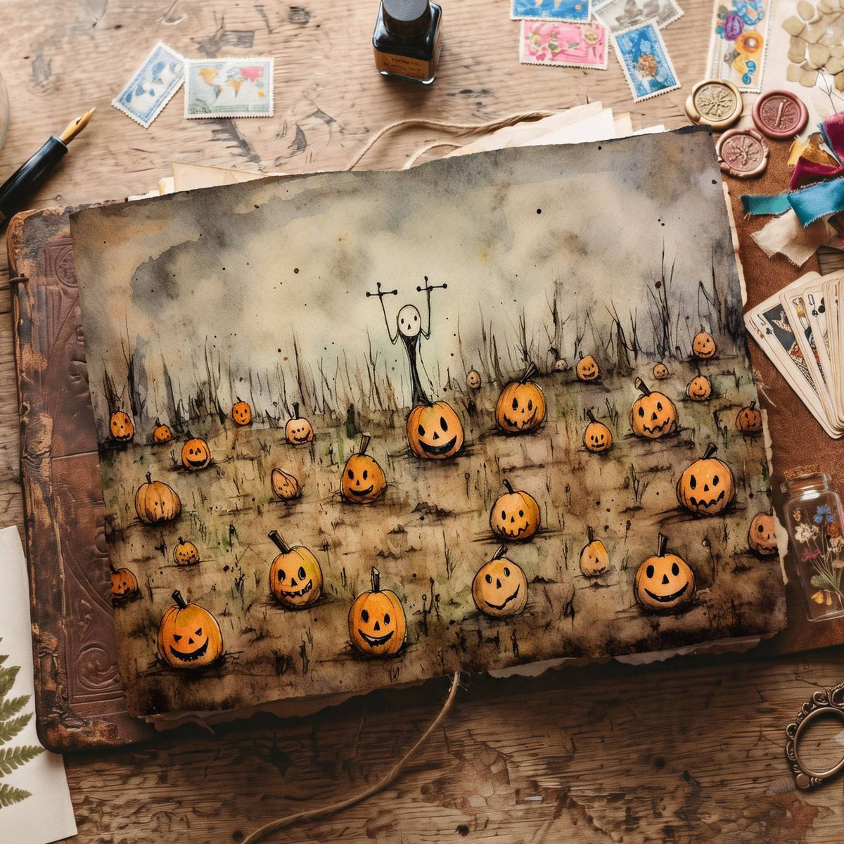Halloween Digital Papers