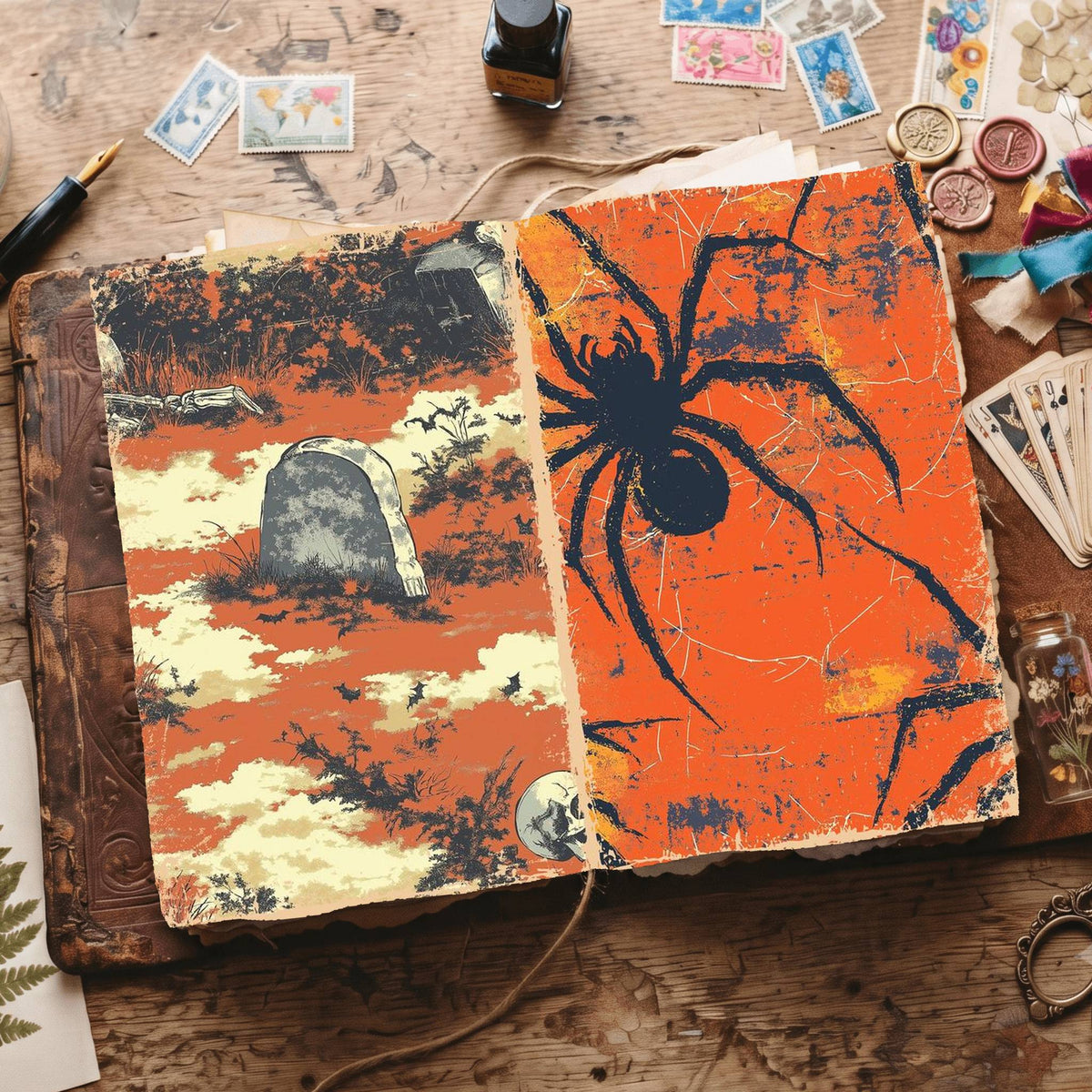 Halloween Digital Papers