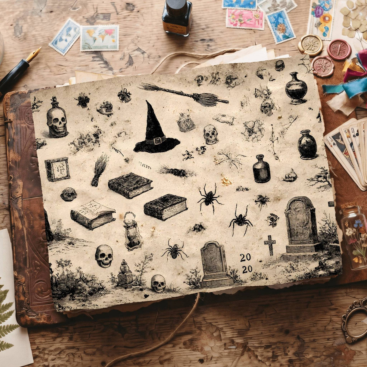 Halloween Digital Papers