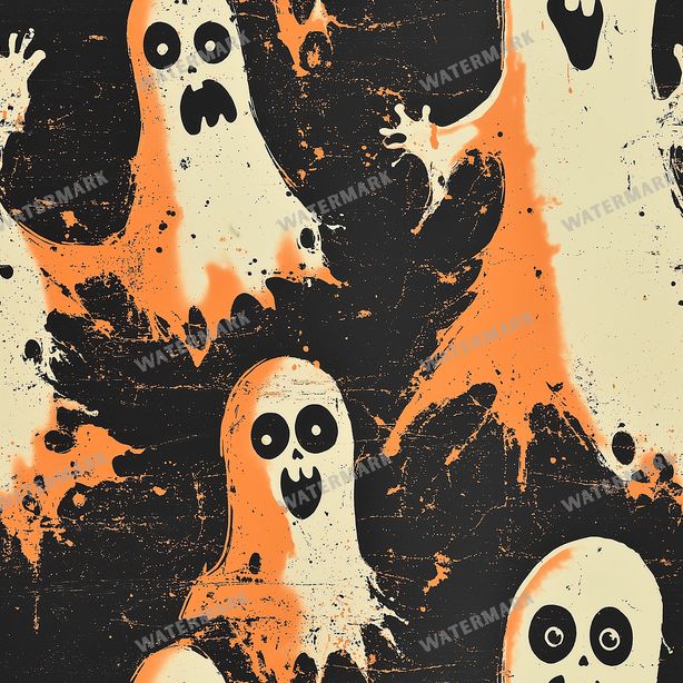 Halloween Seamless Pattern