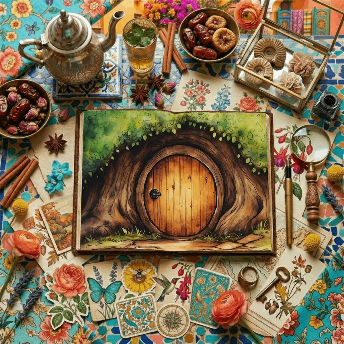 Hobbit Door Digital Papers