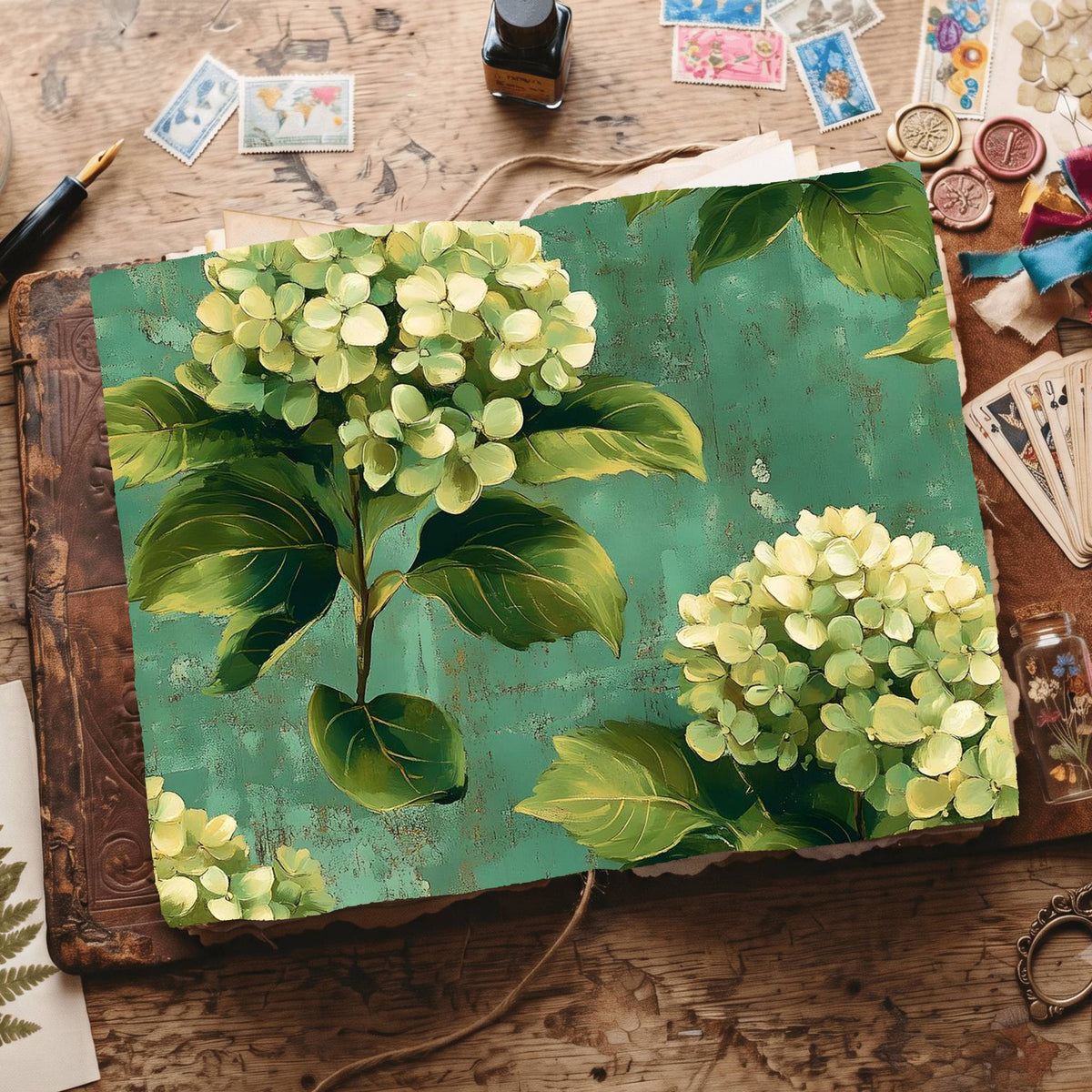 Hydrangea Digital Papers