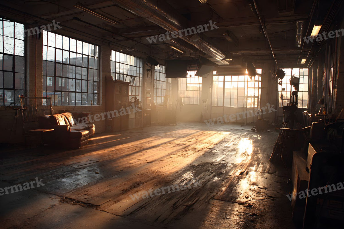 Industrial Wall Texture digital photo backdrop for photo editing, preview 5
