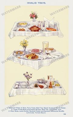 Julie De Gramrs Beeton Household Management Vintage Prints