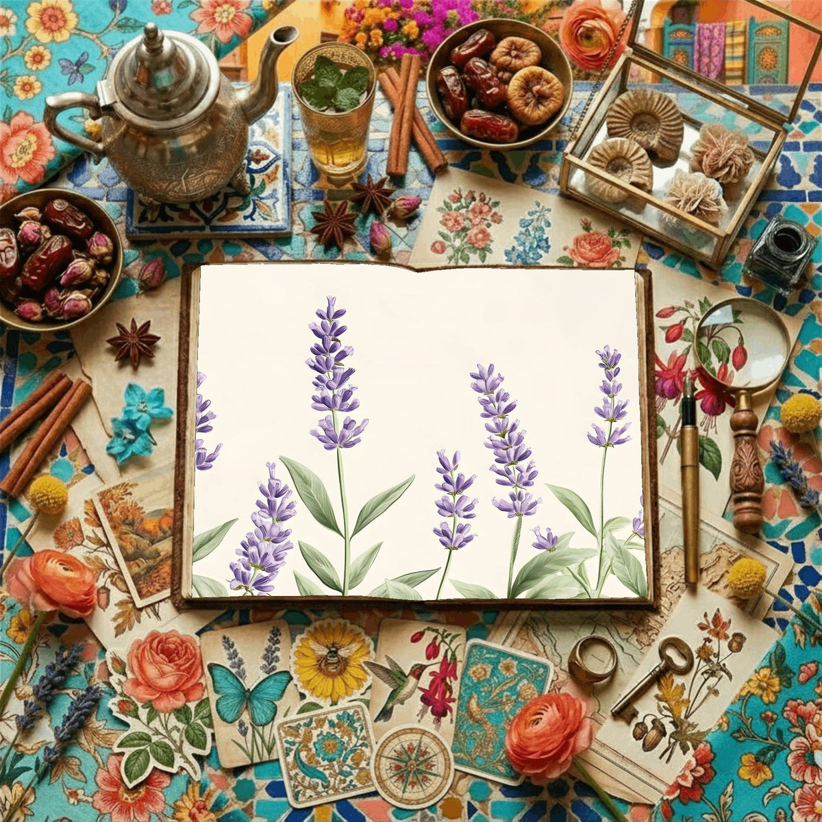 Lavender Digital Papers