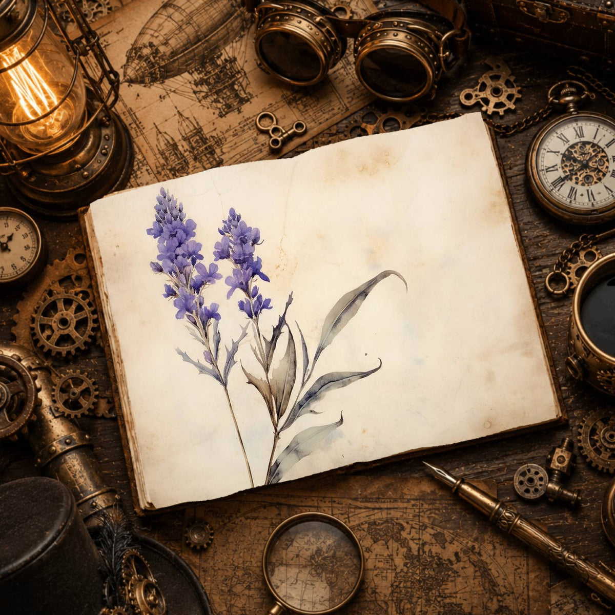 Lavender Digital Papers