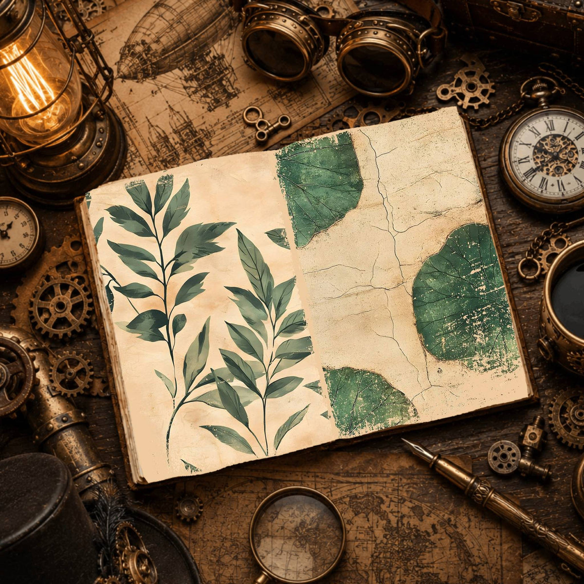 Leafy Digital Papers