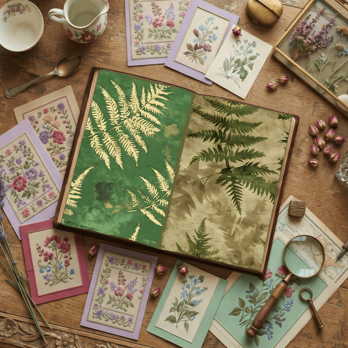 Leaves Digital Papers