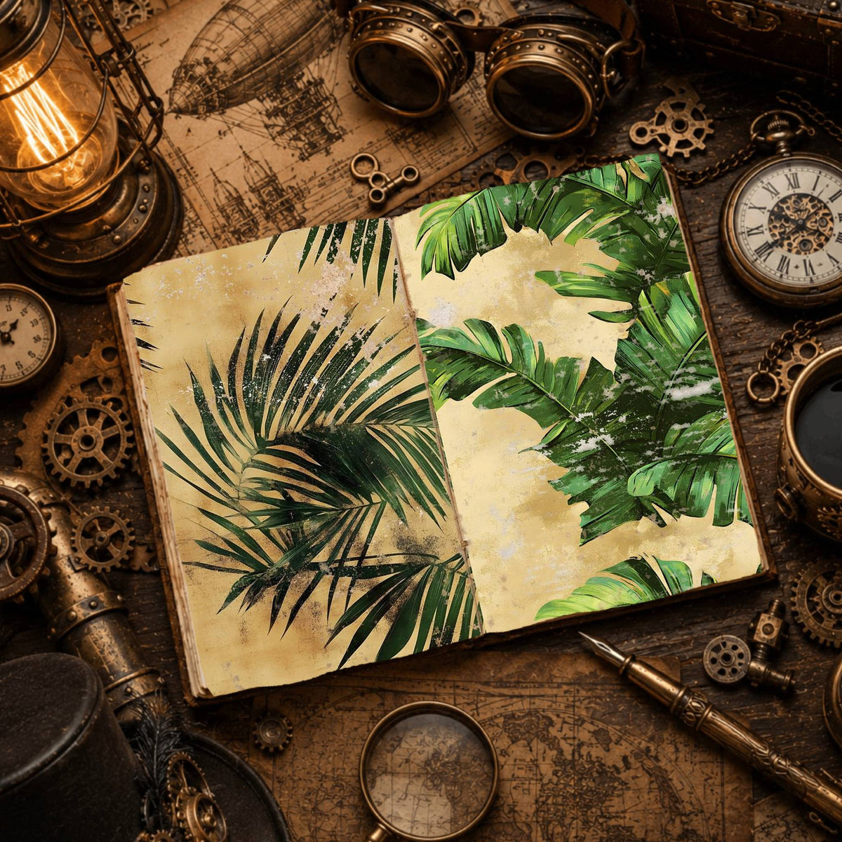 Leaves Digital Papers