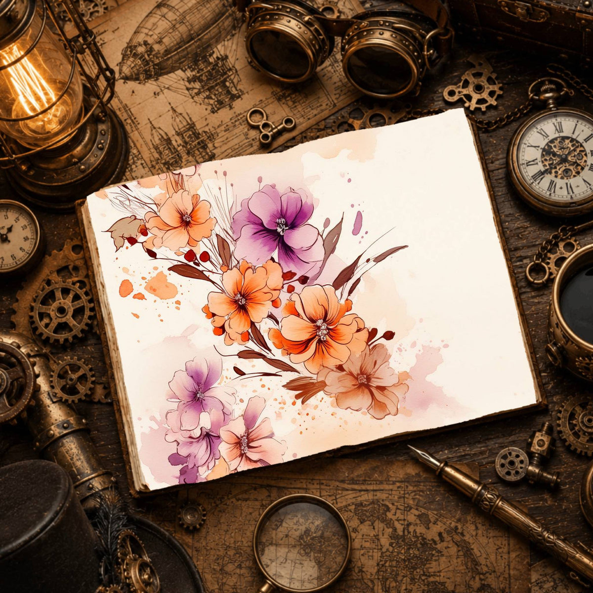 Lilies Digital Papers