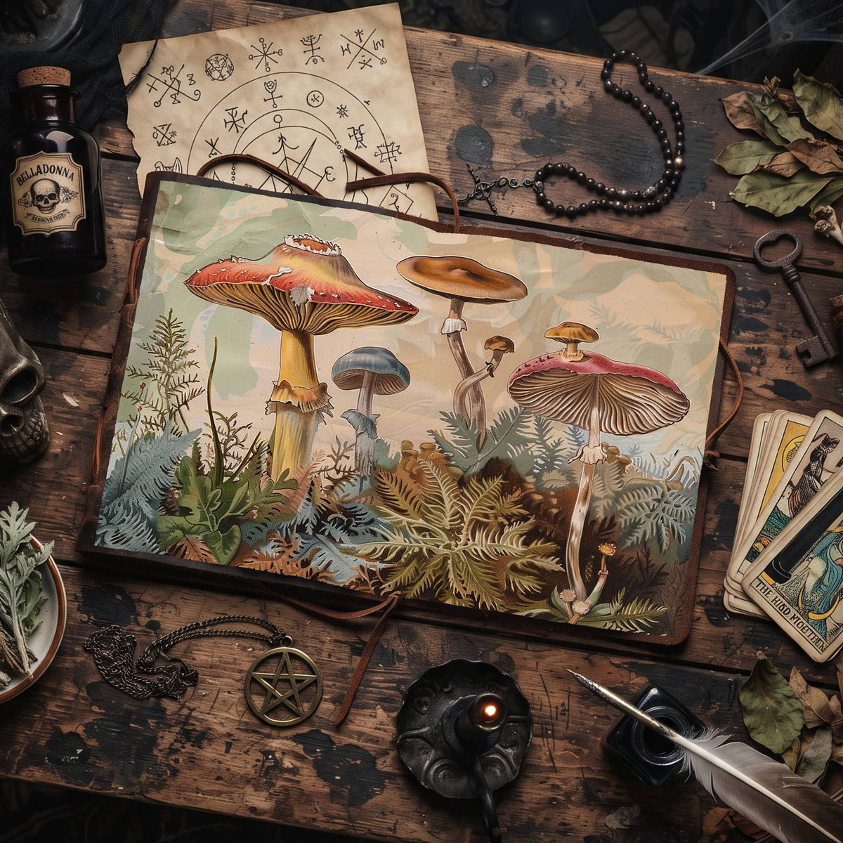 Magic Mushrooms Digital Papers