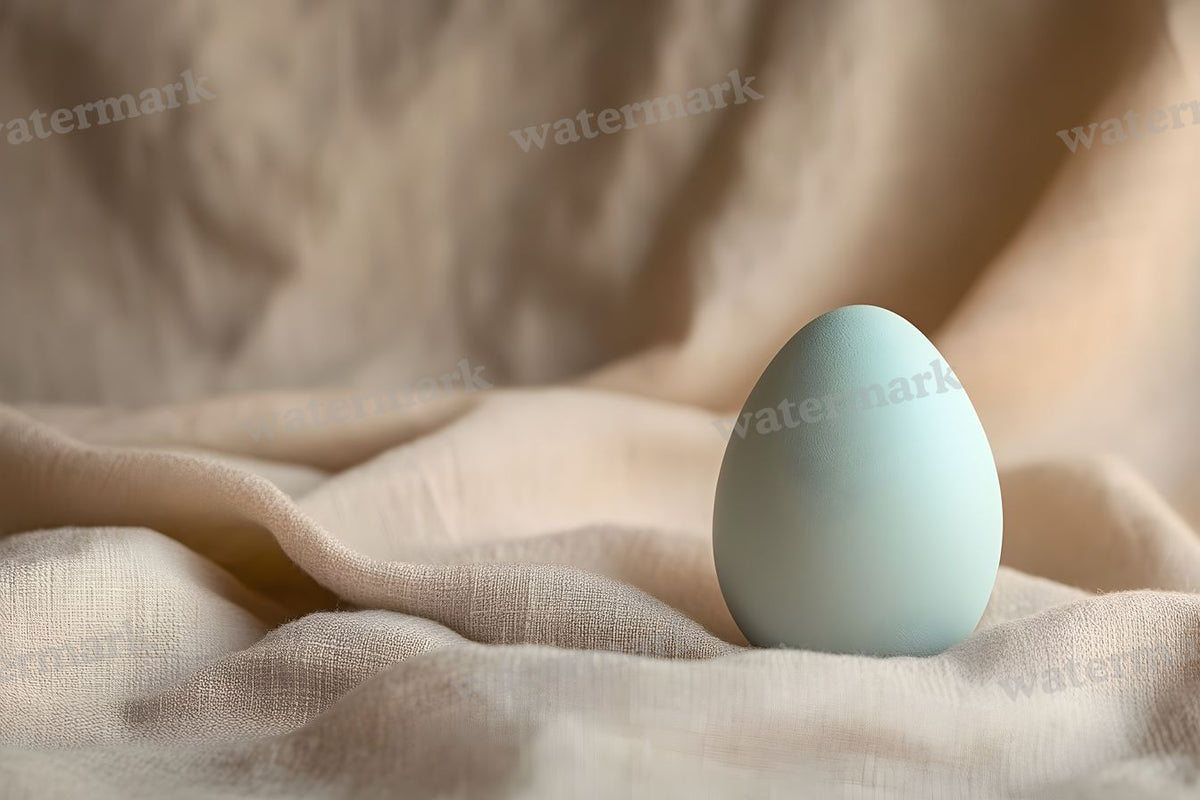 Minimalist Pastel Easter digital photo backdrop for photo editing, preview 5