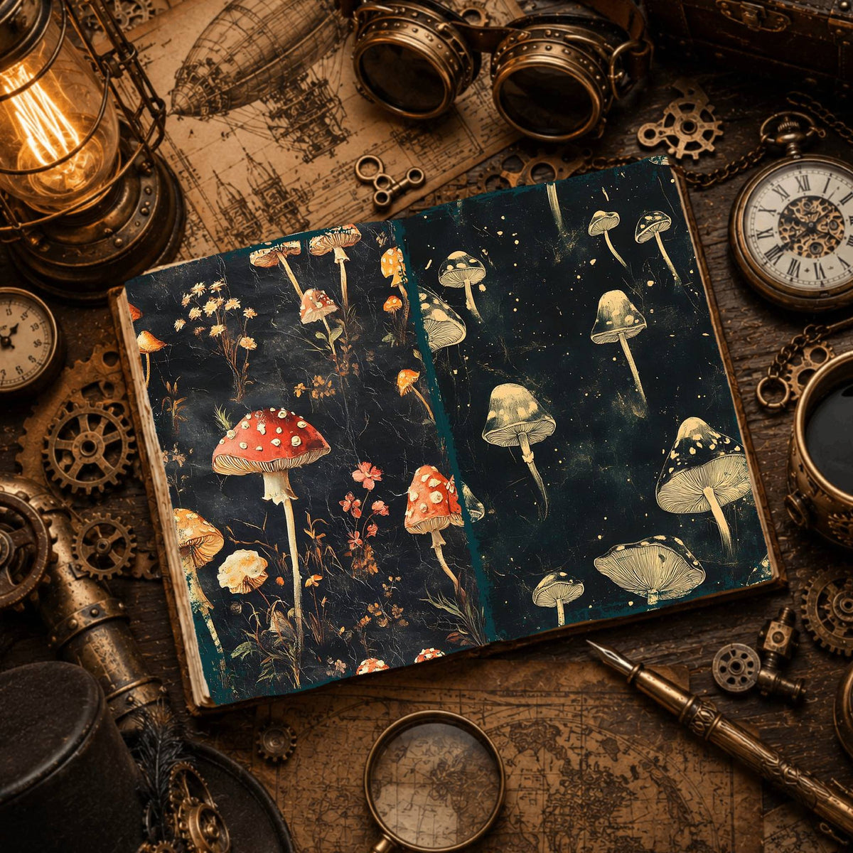 Mushroom Digital Papers