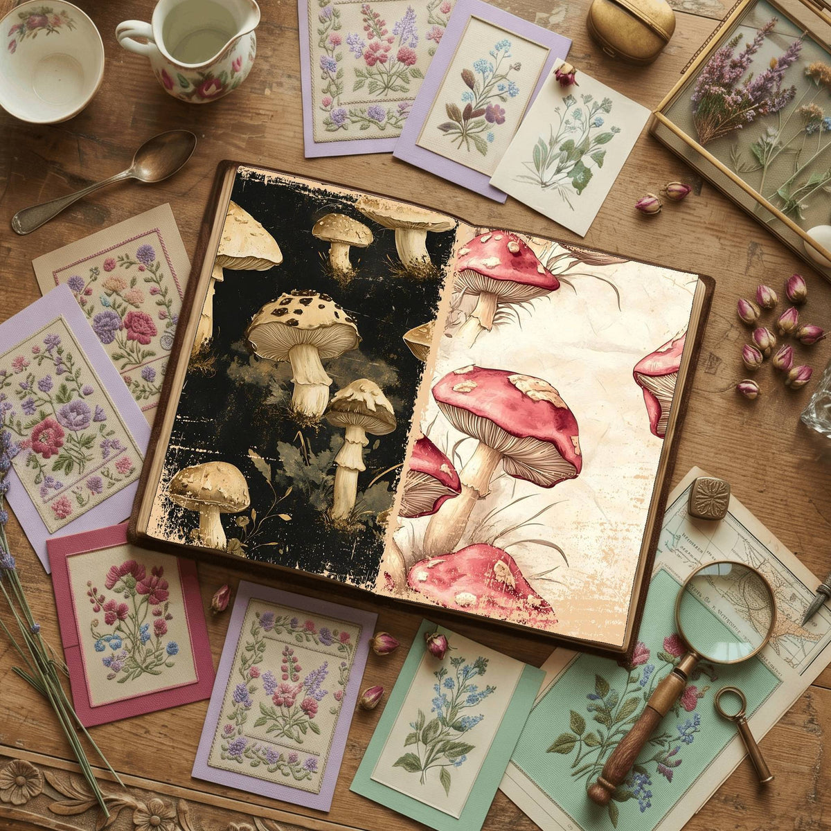 Mushroom Digital Papers