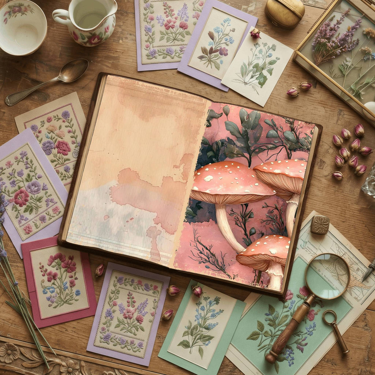 Mushroom Digital Papers
