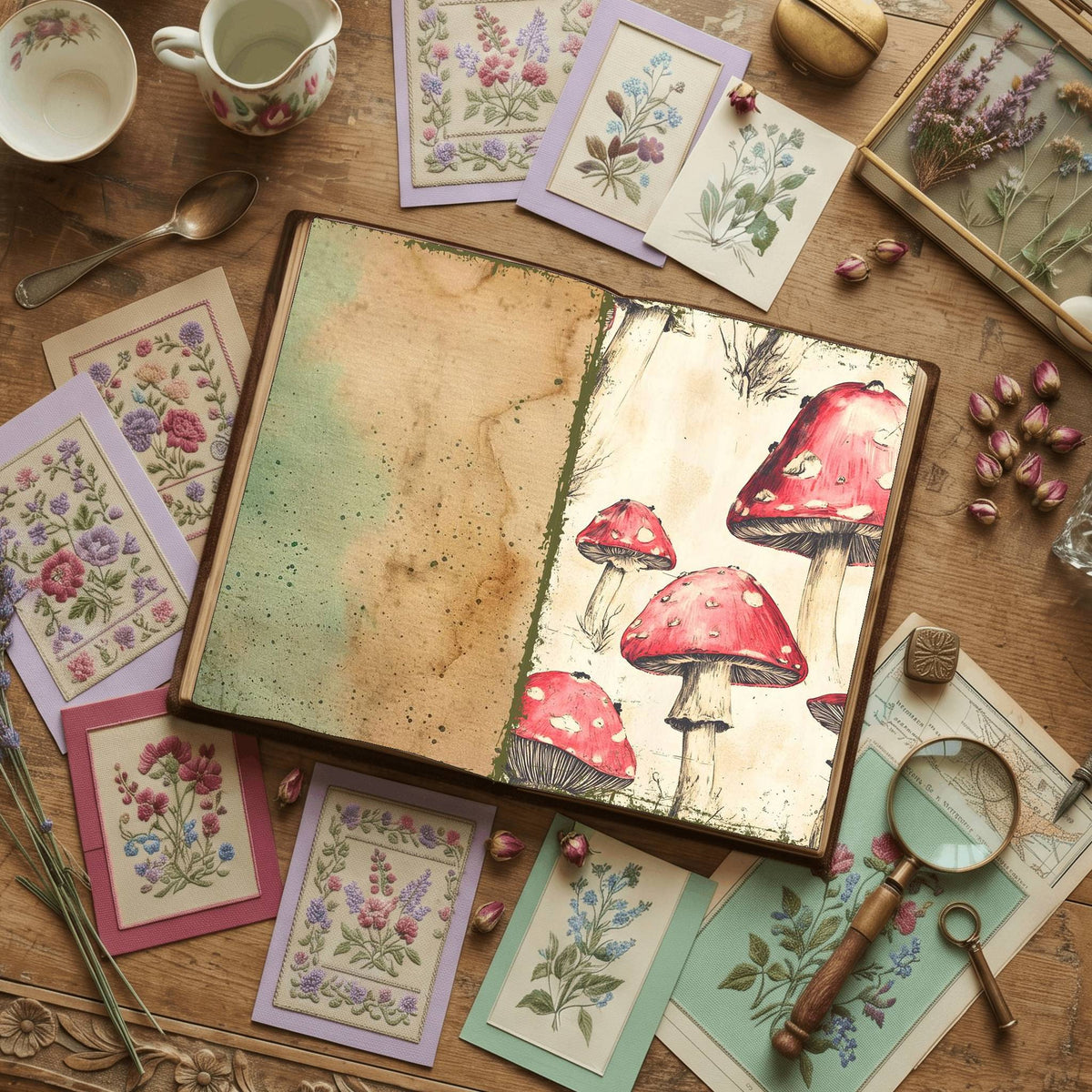 Mushroom Digital Papers