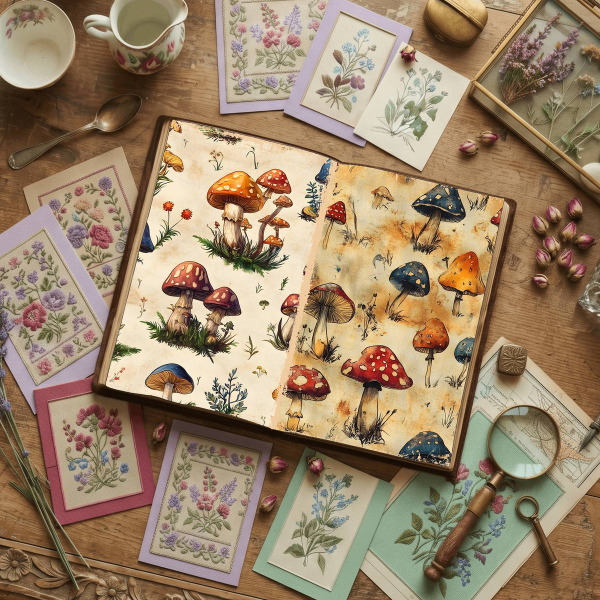 Mushroom Digital Papers