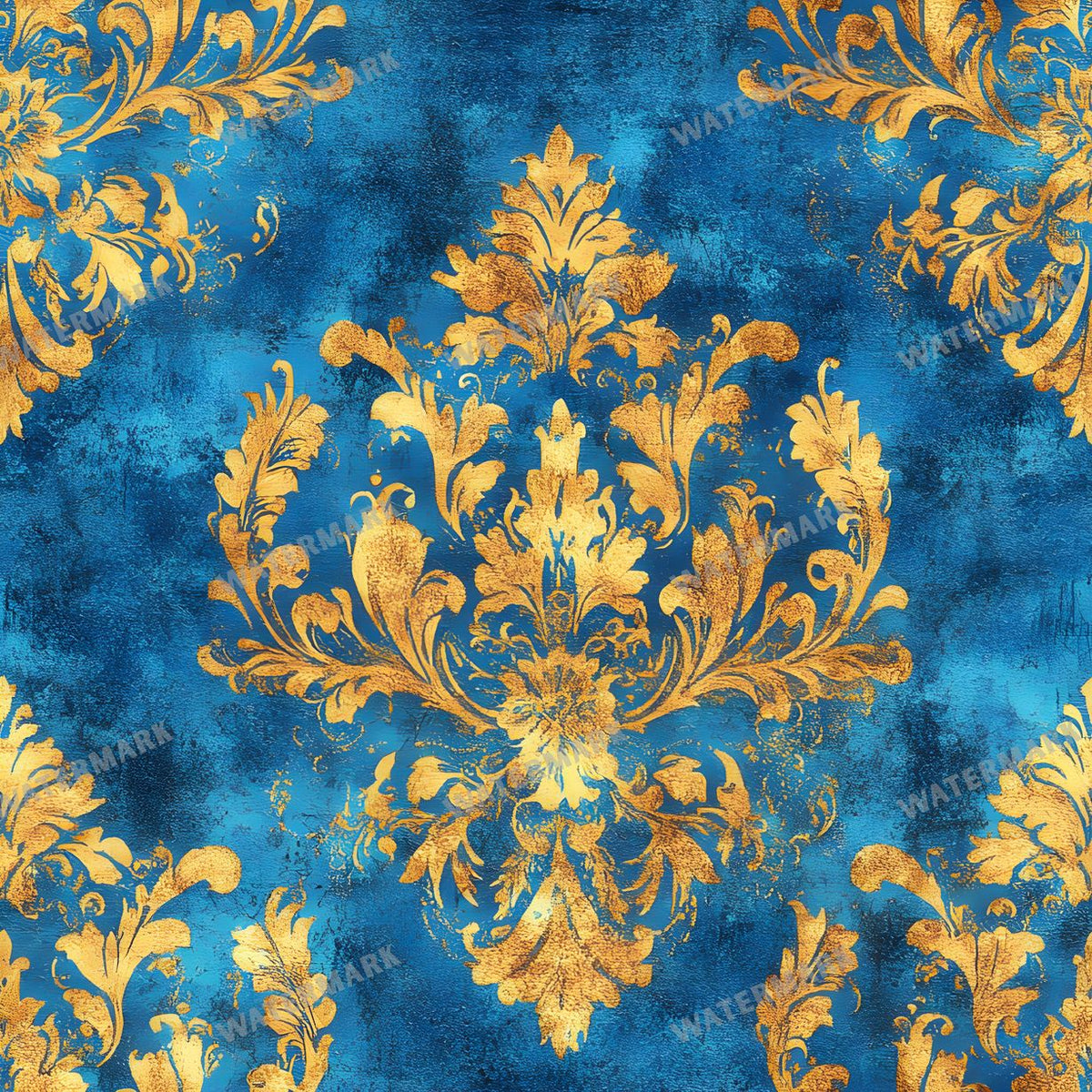 Regal Damask seamless pattern digital paper, repeating design 6