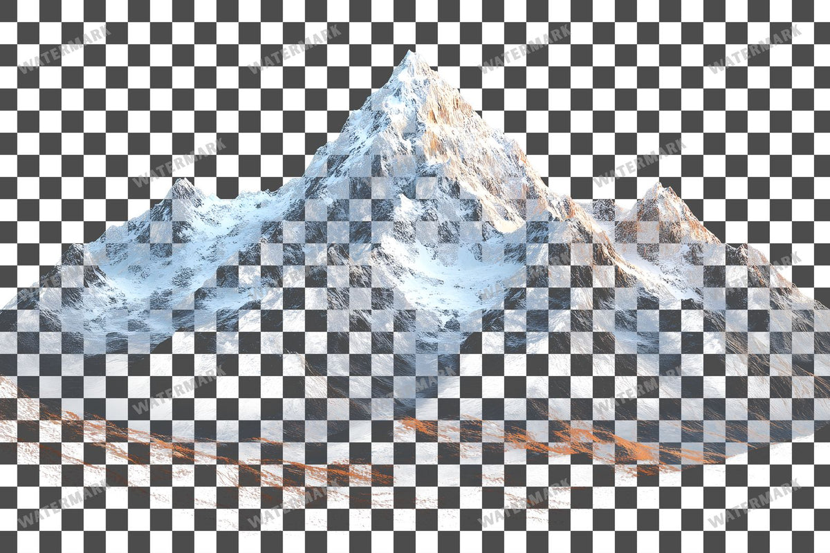 Rocky Mountain Overlay Snowy Peak