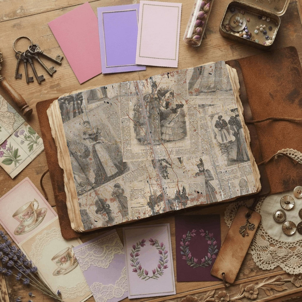 Steampunk Digital Papers