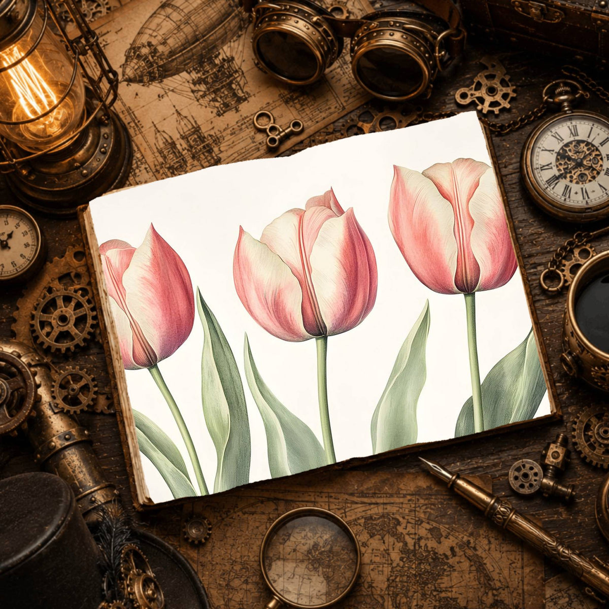 Tulips Digital Papers