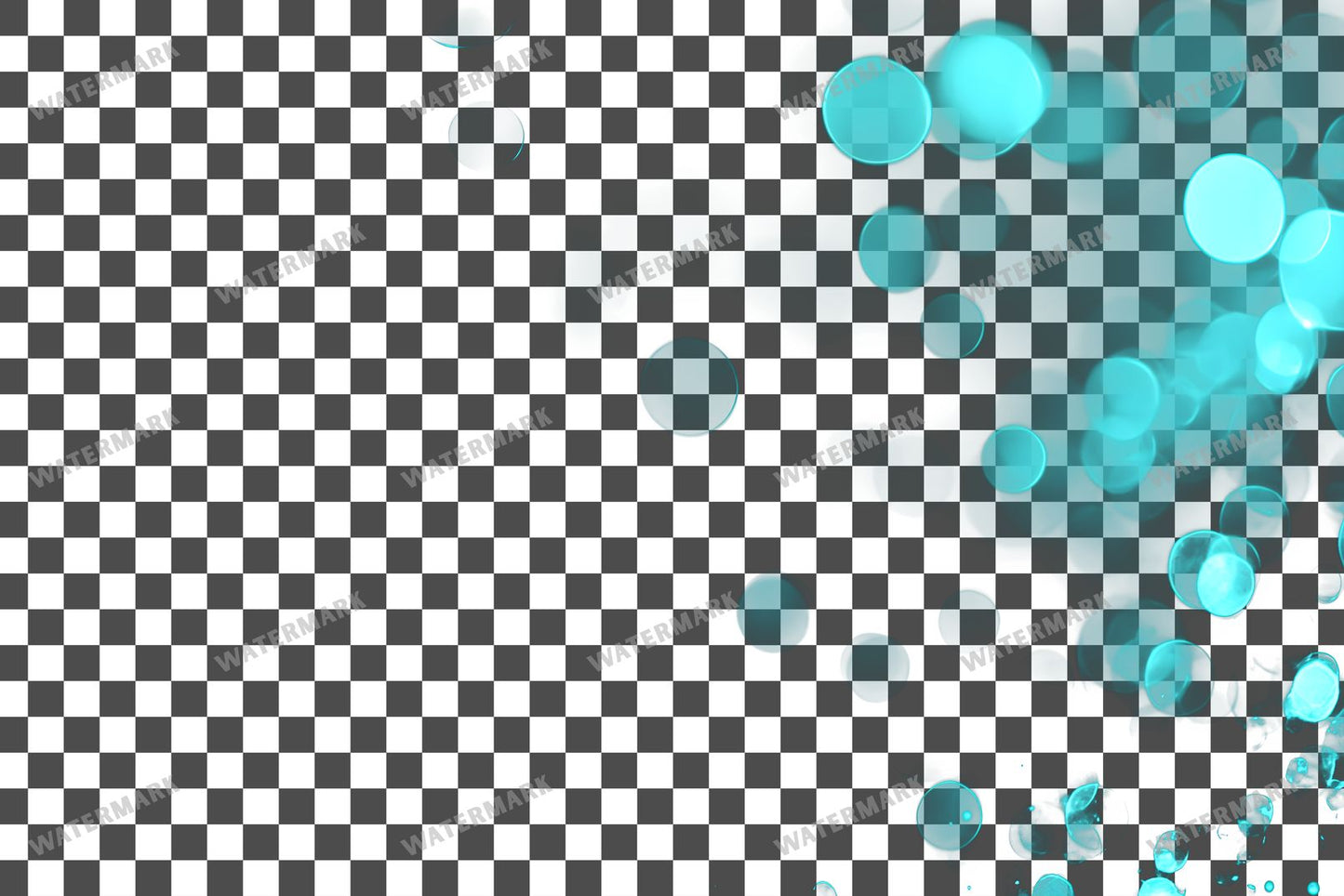 Turquoise Light Transparent Overlay Pngs