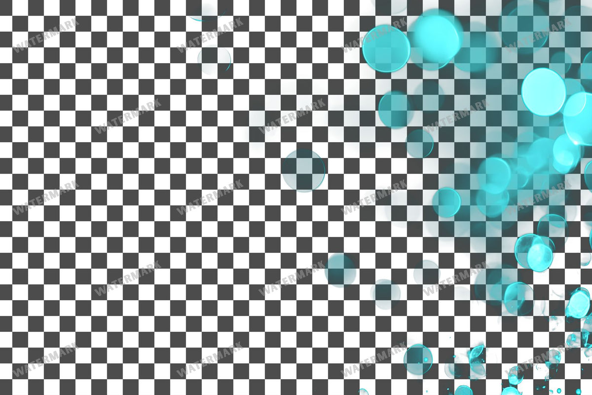 Turquoise Light Transparent Overlay Pngs