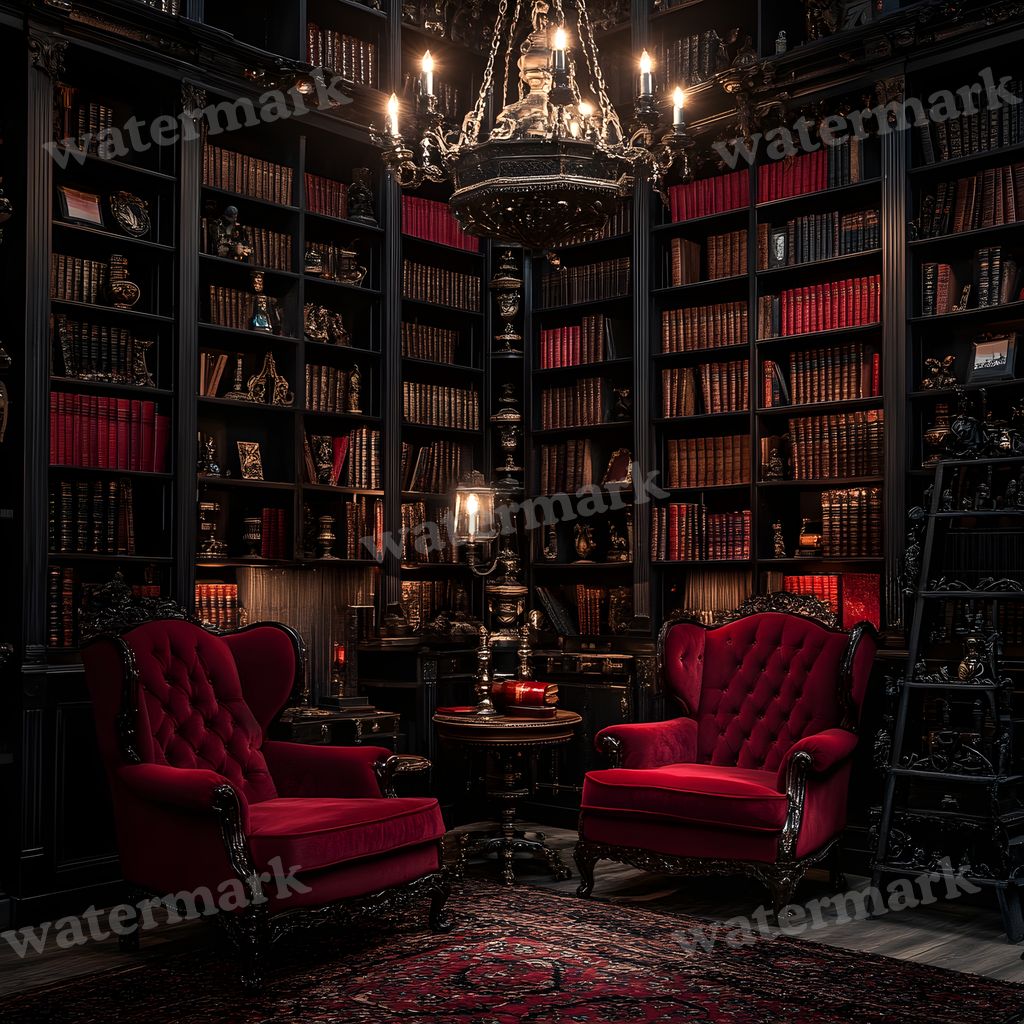 Vampire Library Backdrop Images