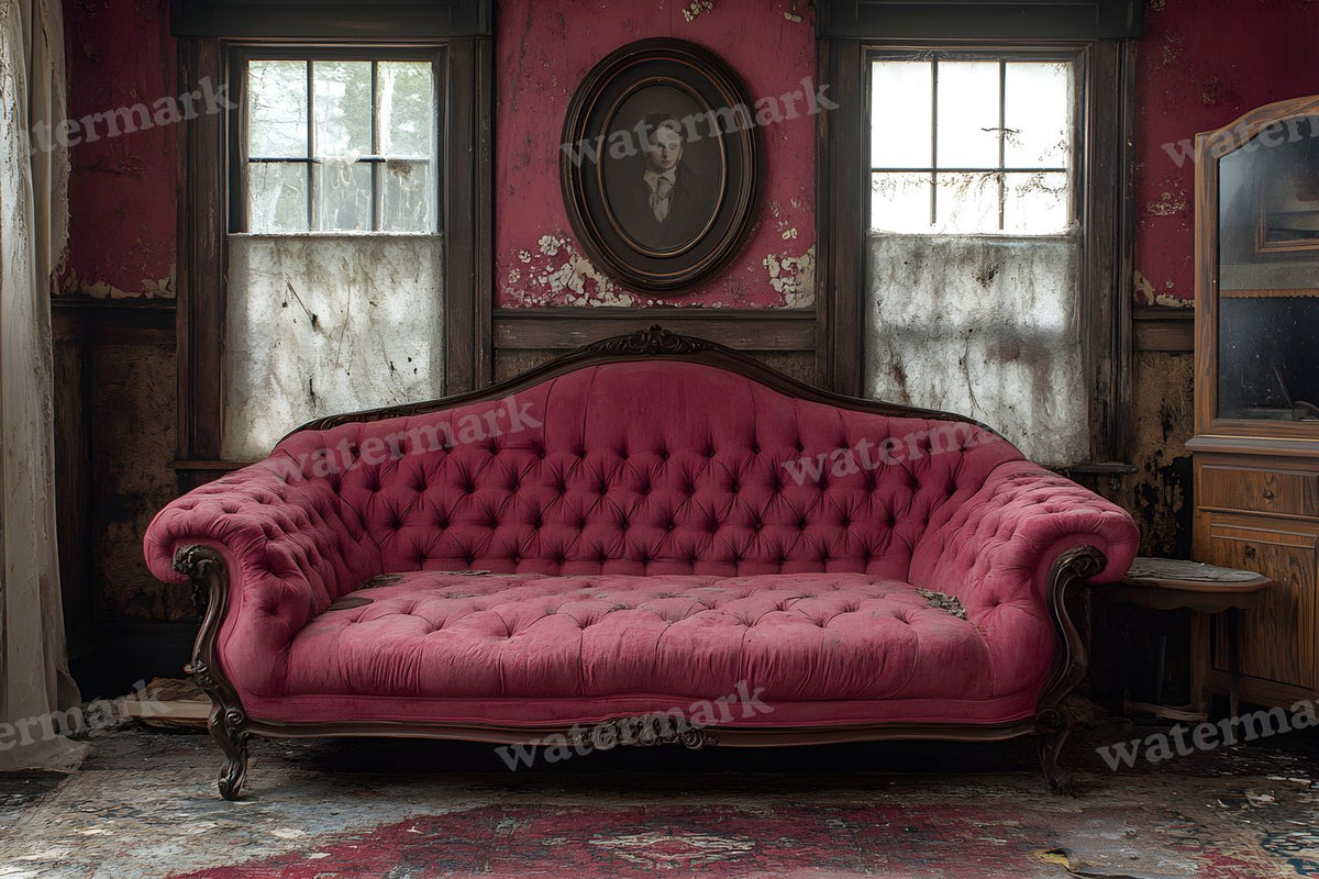 Victorian Cinematics digital photo backdrop for photo editing, preview 5