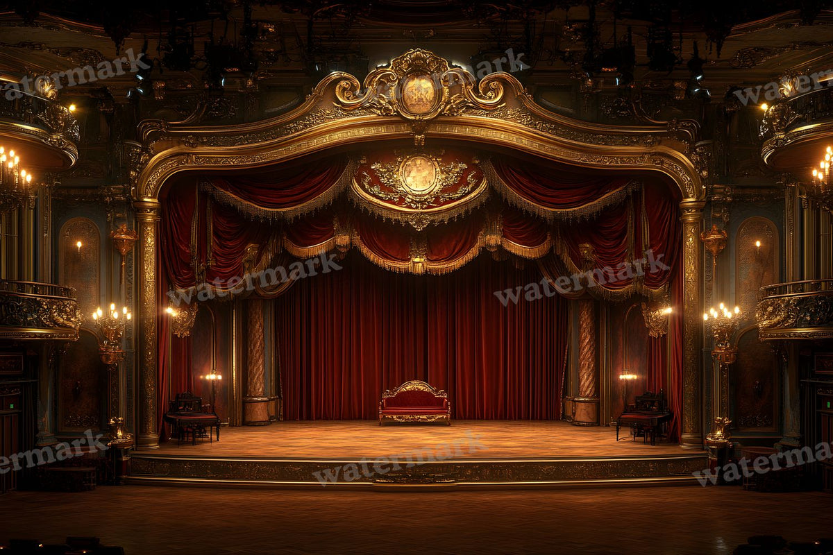 Victorian Opera Stage Backdrop Images