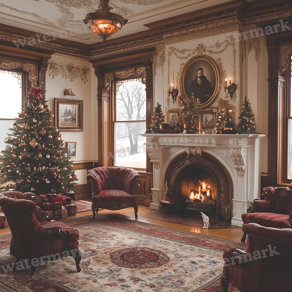 Victorian Winter Backdrop Images
