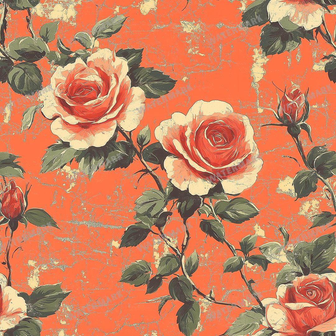 Vintage Floral Seamless Pattern