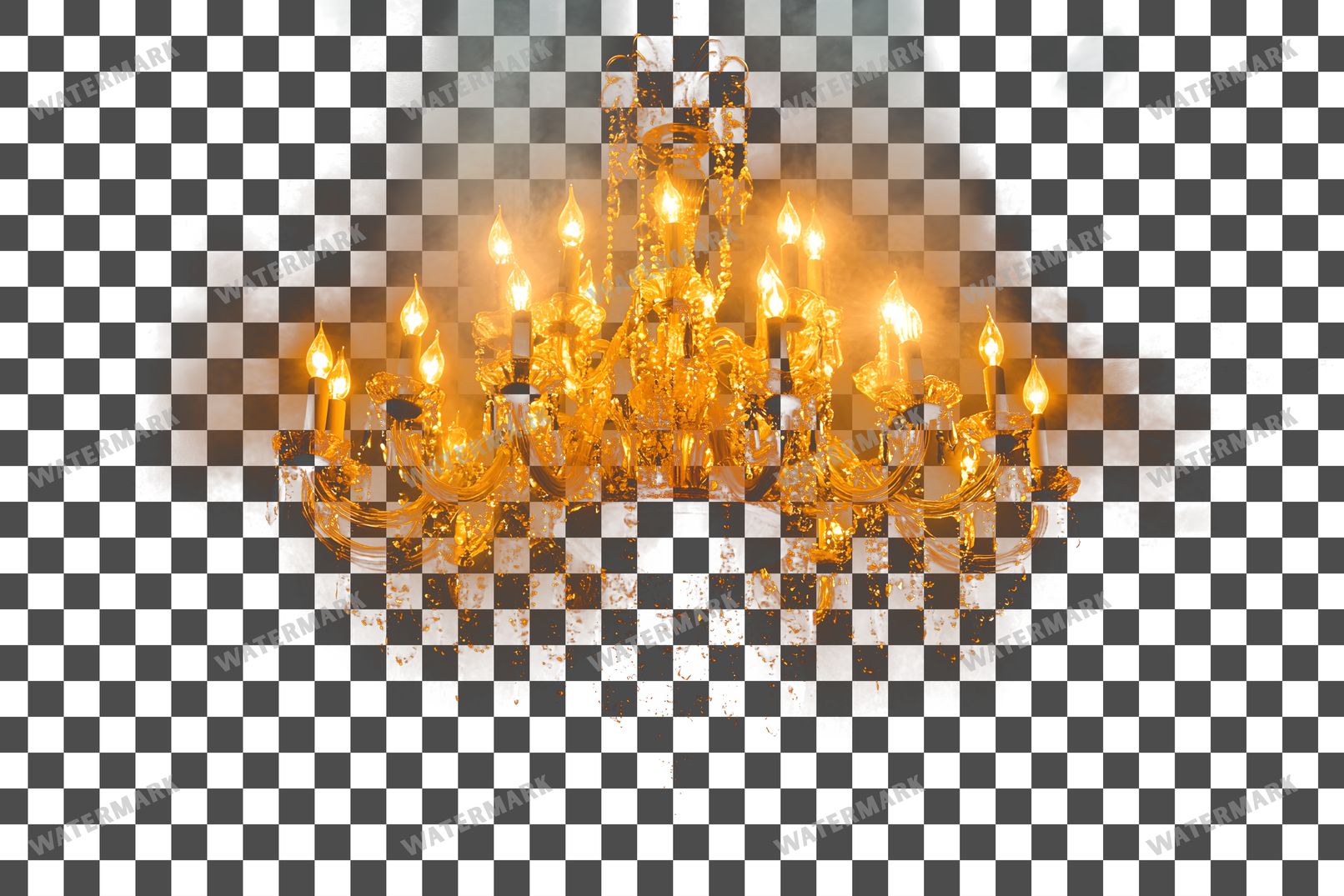 Warm Cozy Magical Disney Style Transparent Overlay Pngs