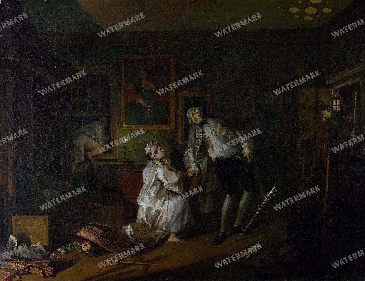 William Hogarth Vintage Paintings