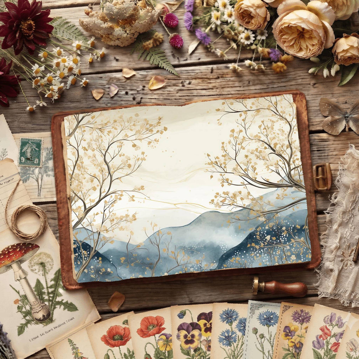 Winter Landscapes Digital Papers